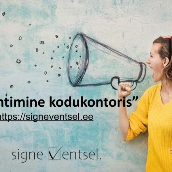 enesejuhtimine kodukontoris